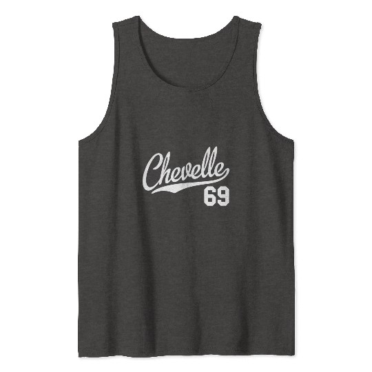Chevelle 69 Script Tail Tank Tops 1969 Classic Muscl