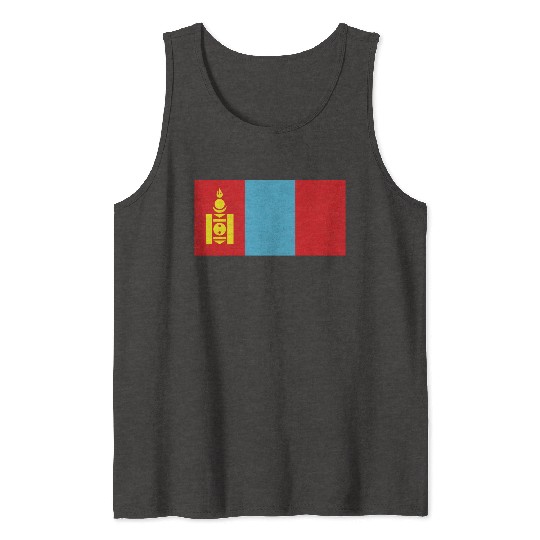 flag mongolia Tank Tops