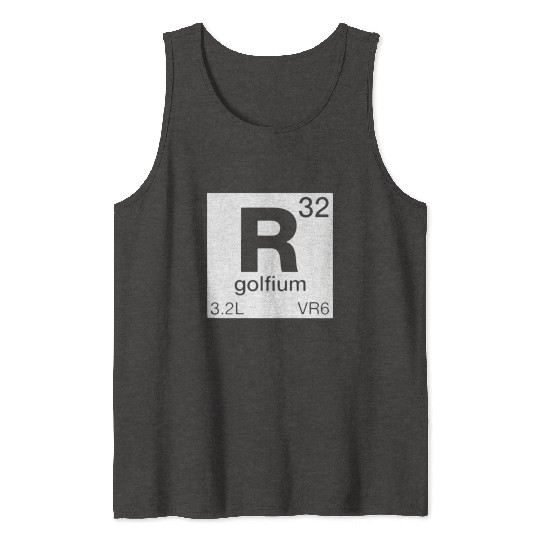 R32 Periodic Table Mk4 Mk5 GTI Golf Tank Tops
