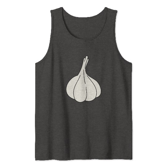 garlic knoblauch veggie vegetable gemuese2 Tank Tops