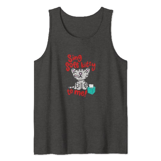 Theory Sing Soft Kitty Song Tank Tops
