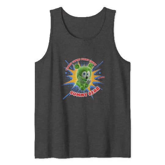 Funny Lucky Gummy Bear Tank Tops