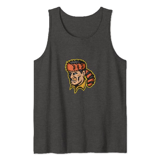 Davy Crockett Mascot Tank Tops