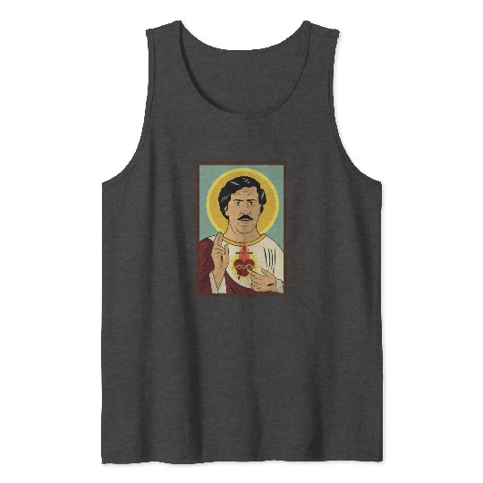 Pablo Escobar Jesus Tank Tops