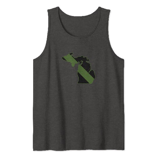 Game Warden CBP Michigan Border Patrol Park Ranger Tank Tops