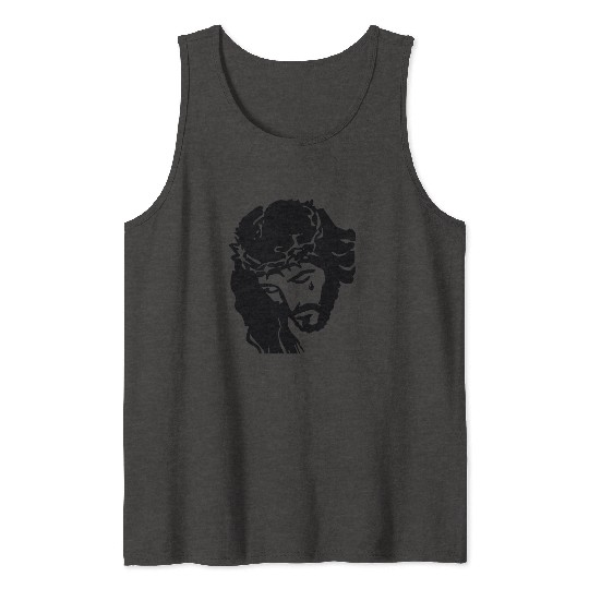 JESUS CROWN OF THORNS Tank Tops