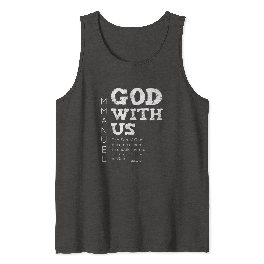 Immanuel, God with us Tank Tops