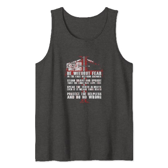Templar - the knights templar code Tank Tops