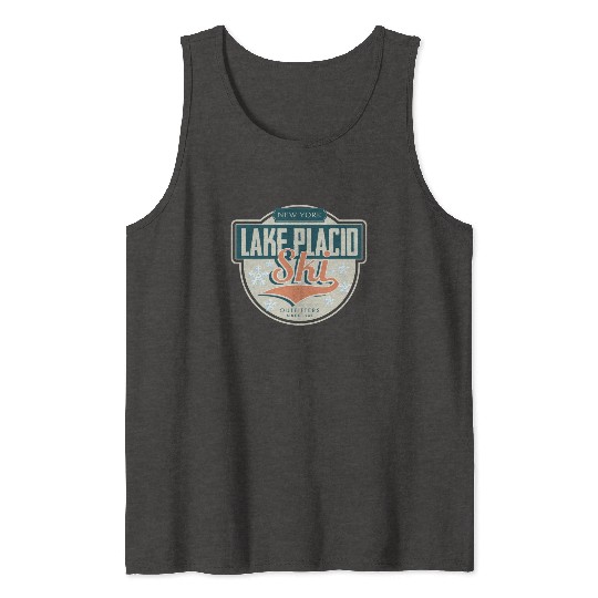 Skiing Ski Ski holidays Skier Lake Placid Outfitte Tank Tops