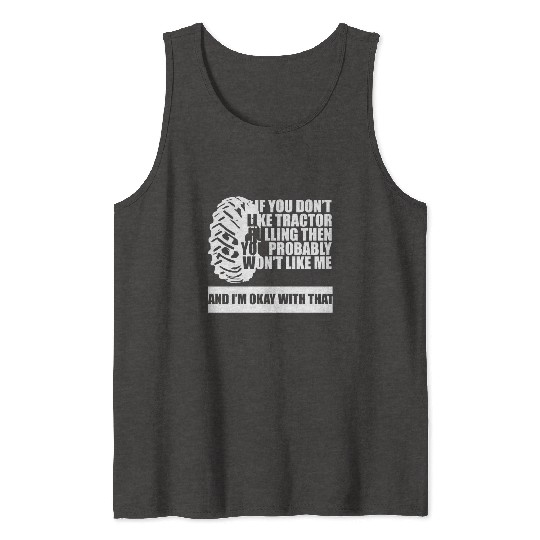 Tractor Pulling Farm Lover Tank Tops
