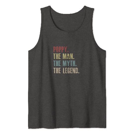 Poppy The Man The Myth The Legend Tank Tops for men
