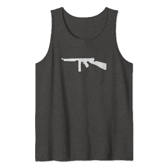 Thompson submachine gun gift Tank Tops