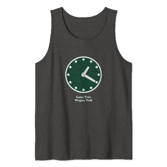 WRIGLEY FIELD SCOREBARD CLOCK IS CHICAGO CUBS GAME Tank Tops