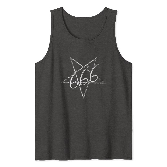 666 Antichrist Satan Devil Pentagram Tank Tops
