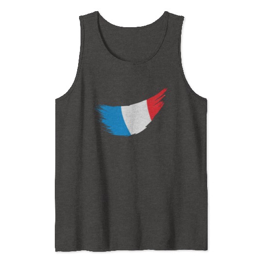 France Flag Tank Tops