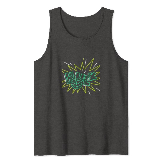 Neon Hulk Tank Tops By Marvel Design By Humans----PD