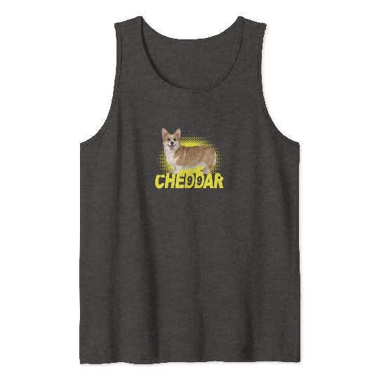 Cheddar Corgi Dog Brooklyn Nine Nine B99 Tank Tops