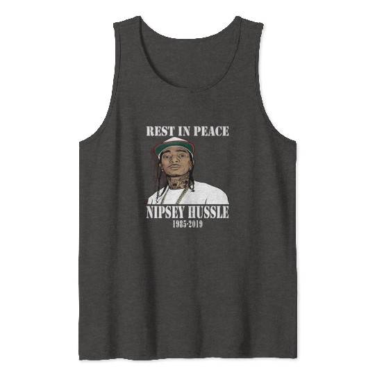 Nipsey Hussle Rest in Peace Tank Tops