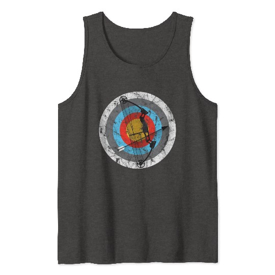 Archery Target Compound Bow Gift Tank Tops