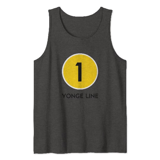 Yonge Street Subway Line Tank Tops