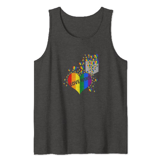 Love Wins Pride LGBTQ Community Pride Month Tank Tops