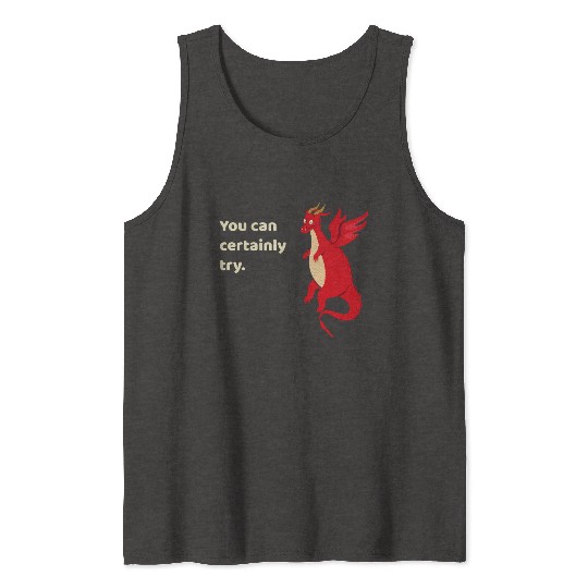 You Can Certainly Try Red Dragon Tank Tops