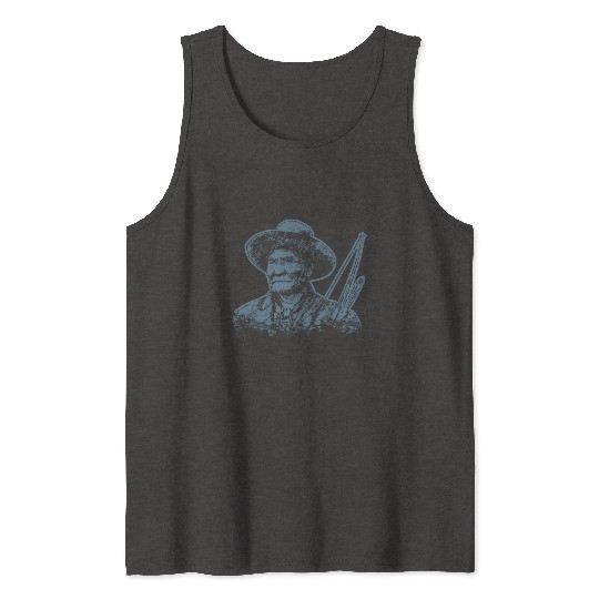 Geronimo Apache Native American Indian Warrior Tank Tops