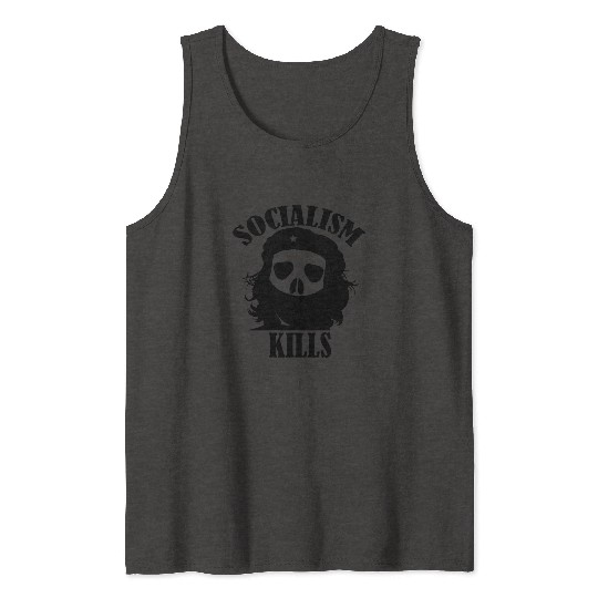 Socialism Kills No Marxism Enjoy Capitalism Tank Tops