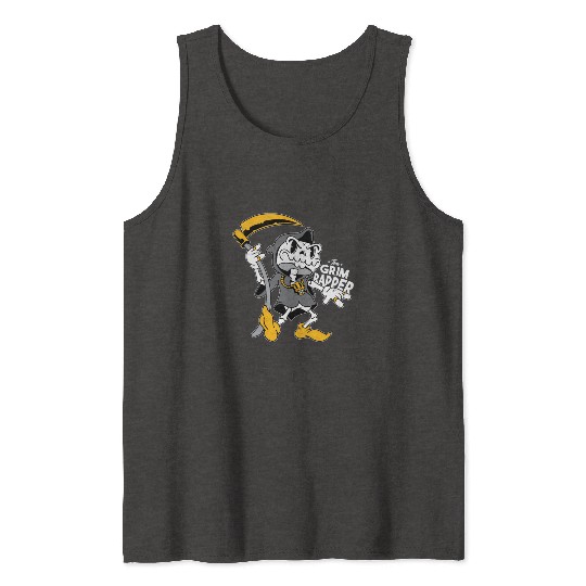 The grim reaper Tank Tops funny the grim rapper