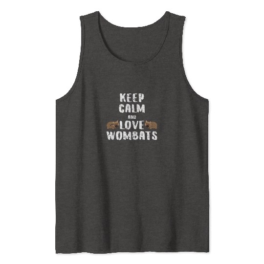 Wombat Love Tank Tops