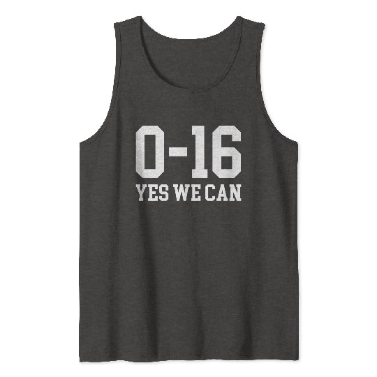 Detroit Lions 0 16 Yes We Can Tank Tops