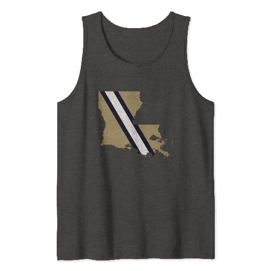 new orleans louisiana helmet stripe Tank Tops