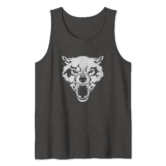 Wolf Bad Wolf Alpha Wolf Tank Tops
