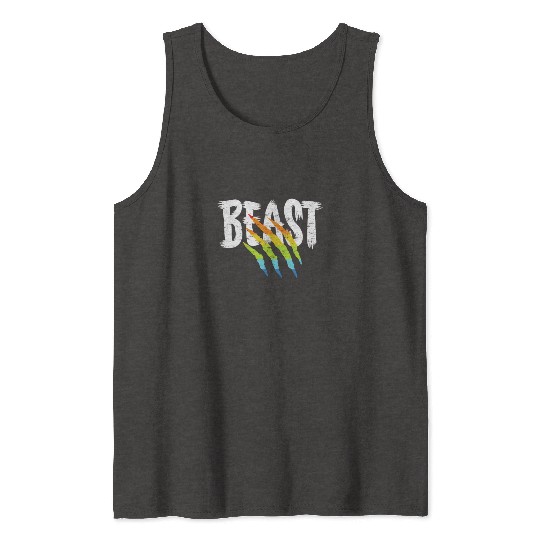 LGBT Rainbow Flag Beast Tank Tops