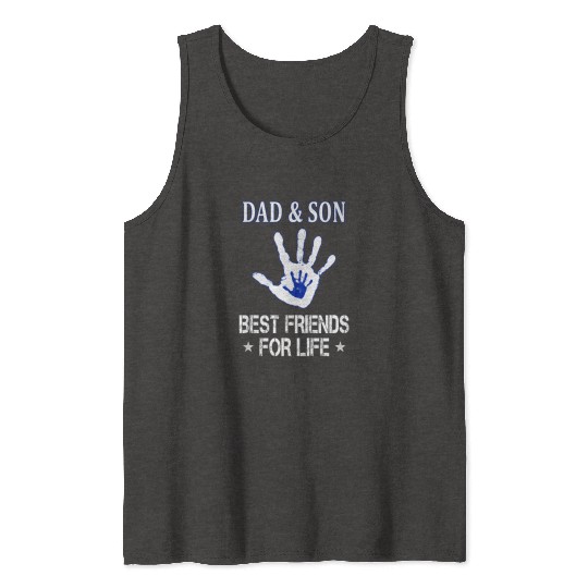 Dad And Son Matching Tank Tops - Best Friends for Lif