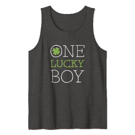 One lucky boy Tank Tops