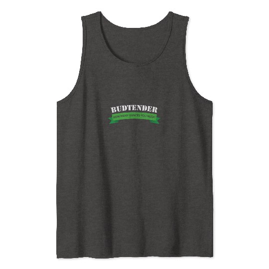 Budtender Design Hemp Dispensary Medical Marijuana Tank Tops