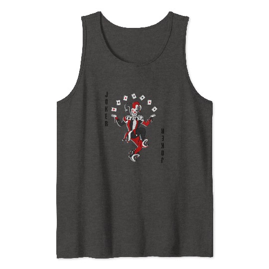Joker Joggling Card Tank Tops