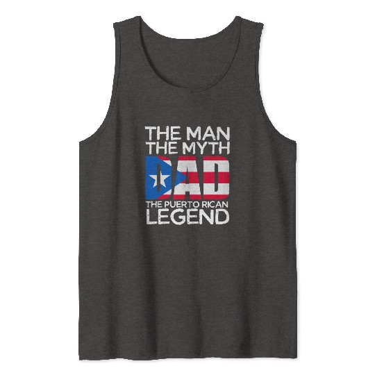 Puerto Rico Gifts For Dad Fathers Day Puerto Rican Tank Tops