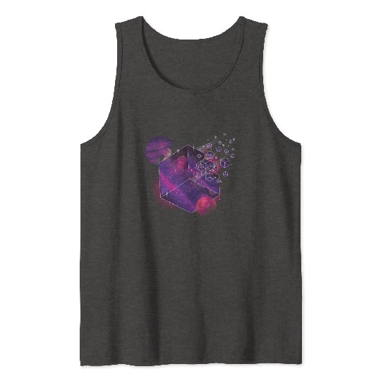 Cube space Tank Tops gift