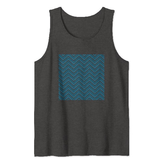 zig zag Tank Tops