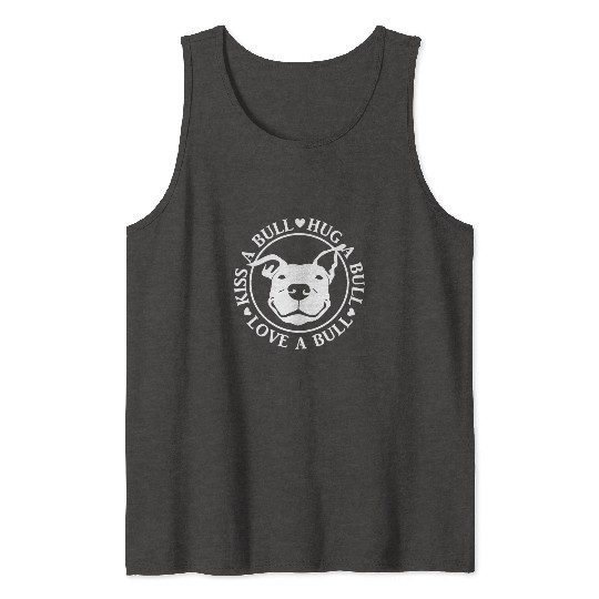 Love-A-Bull Pitbull Bully Dog Rescue Tank Tops