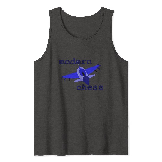 modern chess in royal blue Tank Tops