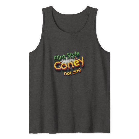flint style coney hot dog Tank Tops