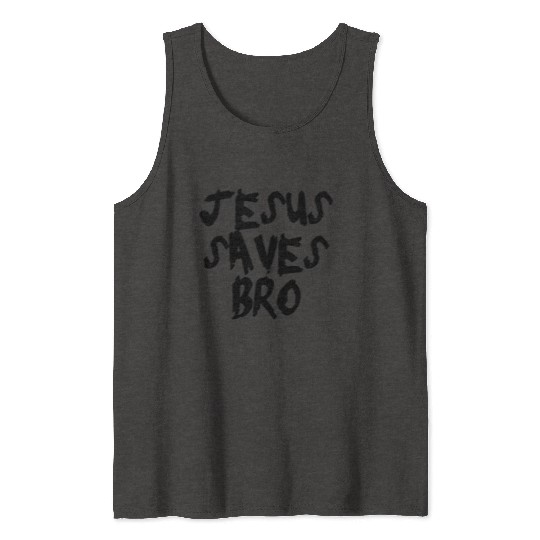 Jesus saves Tank Tops