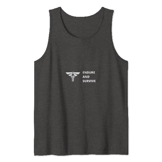 Endure and survive ellie the last of us tlou joel Tank Tops