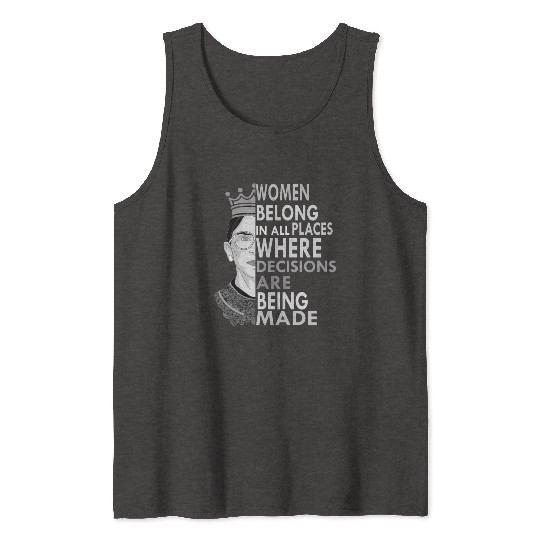 Ruth Bader Ginsburg Tank Tops