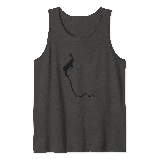 Mountain ibex, mountain goat Tank Tops