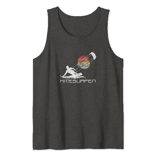 Kitesurfing Freestyle Kite Board Surfing Kiteboard Tank Tops