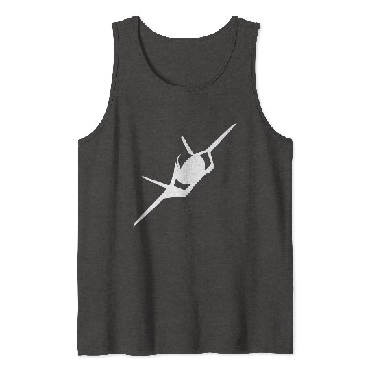 F-35 Lightning II Military Fighter Jet Aircraft Tank Tops